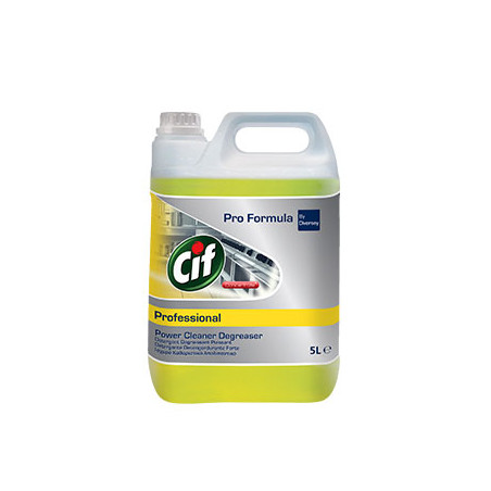 Detergente Desengordurante Cif Power Formula Forte 5 Litros - Limpeza profunda e eficaz para eliminar gorduras difíceis