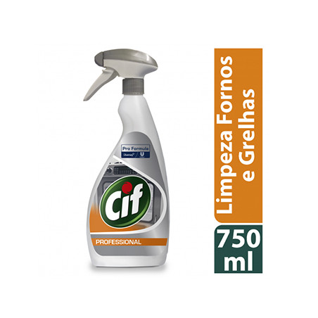 Detergente Cif Power & Fresh para Limpar Fornos e Grelhas - 750ml: Elimina a sujeira com facilidade!