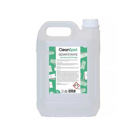 Detergente Desinfetante Clorado Perfumado LX Cleanspot - Embalagem de 5 Litros: Limpeza eficaz e perfumada para todos os ambient