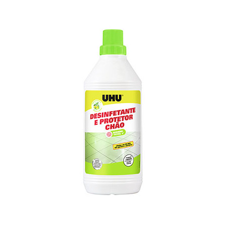 Detergente Desinfetante e Protetor de Chão UHU 900ml: Limpeza eficiente e proteção duradoura para o teu espaço!