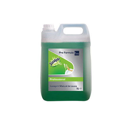 Detergente Manual para Loiça Sunlight Pro Formula com Fragrância de Limão Verde - Embalagem de 5 Litros: A escolha perfeita para