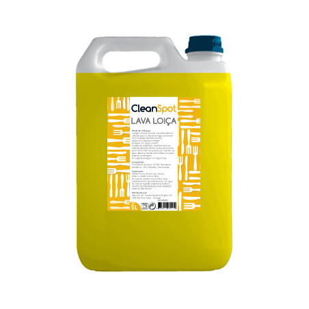 Detergente Manual de Louça CleanSpot Limão 5 Litros: O Melhor Aliado para uma Louça Limpa e Fresca