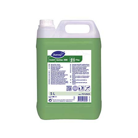 Detergente de Limpeza para Pisos de pH Neutro Jontec 300 - Embalagem de 5 Litros