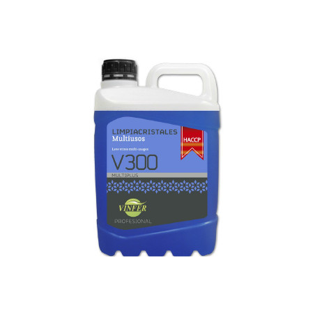 Detergente para Limpeza de Vidros HACCP Vinfer - Embalagem de 5 Litros