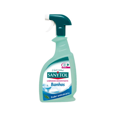 Produto de Limpeza SANYTOL para Desinfetar e Higienizar o Banheiro, 750ml.