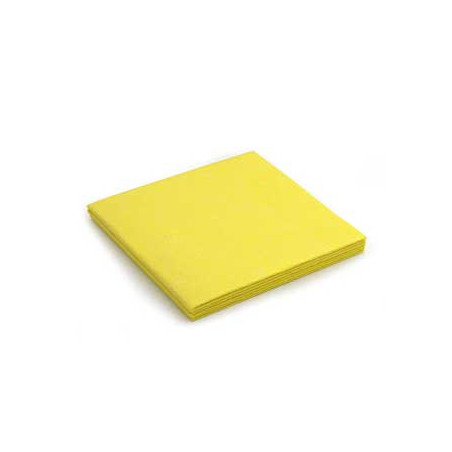 Conjunto de 3 Panos Multiusos Amarelos 40x38cm - Suaves e Práticos
