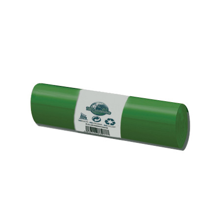  Sacos de Lixo Verde 100/120L, 85x105cm, 22 micras, suporta 35 Kg, embalagem com 10 unidades