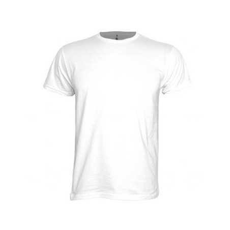 T-shirt de Algodão para Criança - Branca, Tamanho 12 / 14, 155g