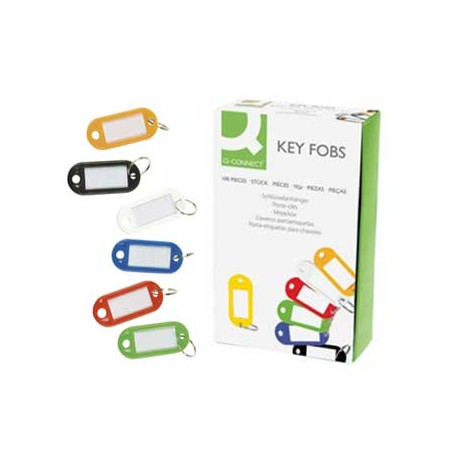 Conjunto de 100 Porta-chaves Sortidos: Mantenha suas chaves sempre organizadas com estilo e facilidade!