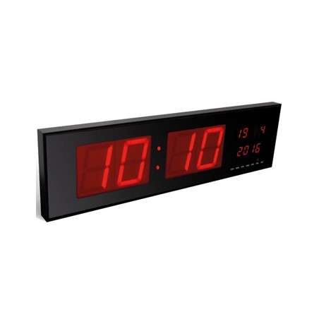  Relógio de Parede com Display de LEDs Vermelhos