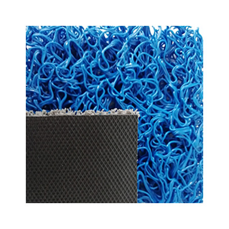 Tapete de Malha em PVC com Fundo de 14mm - Azul (por Metro Linear)