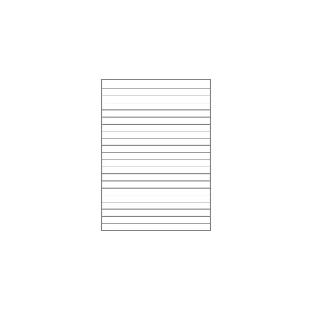 Caderno A4 Pautado Branco sem Margem - 5 Folhas - Papel Universitário