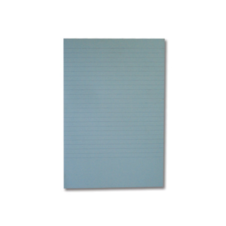 Caderno de Papel Almaço A4 Pautado Azul com Margem - Pacote com 5 folhas