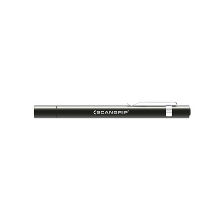  Lanterna Flash Pencil Ultrafina Scangrip - 75 Lumens, cor preta.