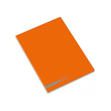  Caderno Ambar School A4 com pauta quadriculada 70g - 48 folhas - Cor Laranja