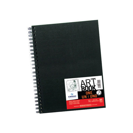 Caderno de Desenho Canson Sketch One A4 100g 80 Páginas - Perfeito para suas criações artísticas e rascunhos!