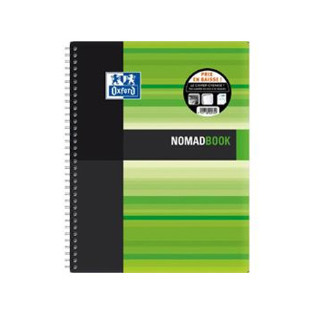 Caderno A4 Oxford Nomadbook: Perfeito para Organizar suas Anotações com 80 Folhas Quadrículadas de Alta Qualidade!