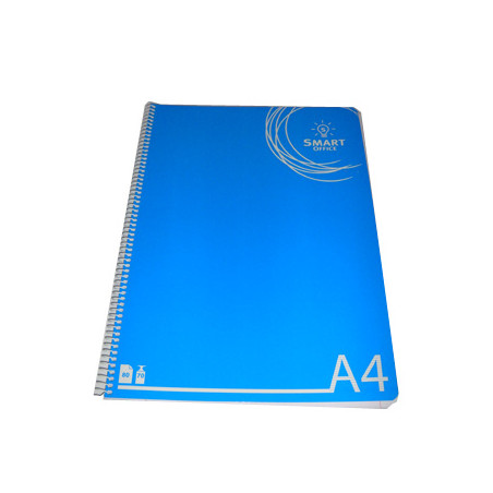  Caderno Espiral Smart Office A4 - Capa de Plástico e Páginas Quadriculadas para uma Organização Eficiente
