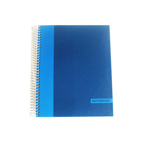  Caderno Espiral NoteBook A5 Quadriculado com Capa Dura Sortido - 150 Folhas: Organize-se com Estilo e praticidade!