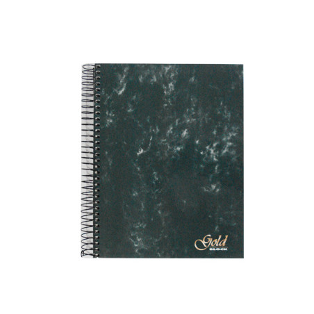 Caderno Espiral A5 Quadriculado com Capa Dura. Perfeito para Organizar e Anotar Suas Ideias!