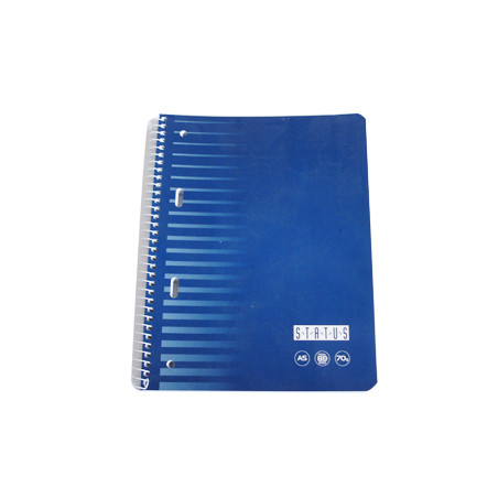  Caderno Espiral EnriStatus A5 Quadriculado 80 Folhas 70 Gramas - O Companheiro Ideal para Organizar as Tuas Anotações de Forma 