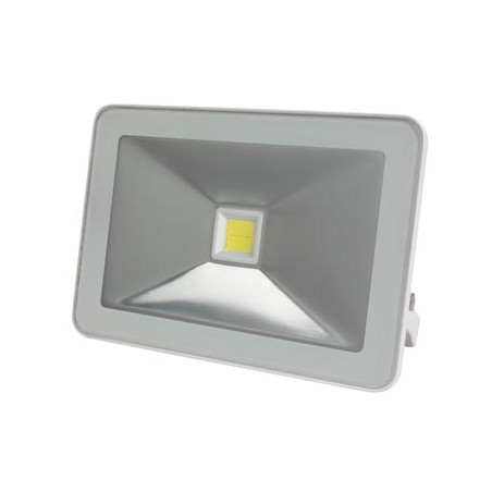Projetor LED para áreas externas - Iluminação branca neutra de 20W