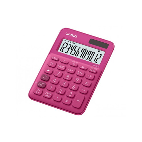  Calculadora Casio MS20UCRD Vermelho 12 Dígitos - A ferramenta perfeita para sua secretaria