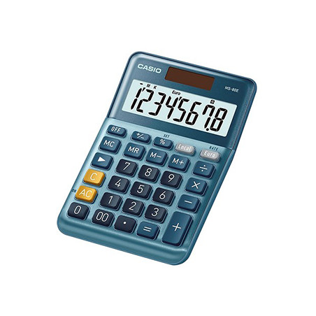 Casio MS80E: A Calculadora de Secretaria de 8 Dígitos para Cálculos Precisos