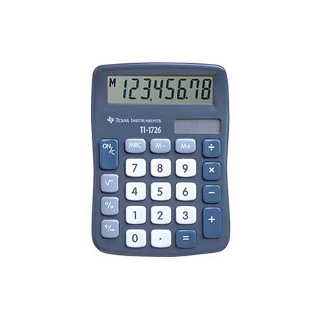 Calculadora Secretaria Texas TI 1726 de 8 Dígitos - Ideal para cálculos precisos e rápidos