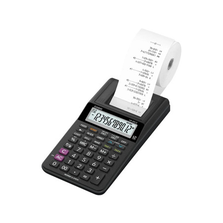Calculadora de Secretária Casio HR-8RCE de 12 Dígitos com Impressão a Tinta