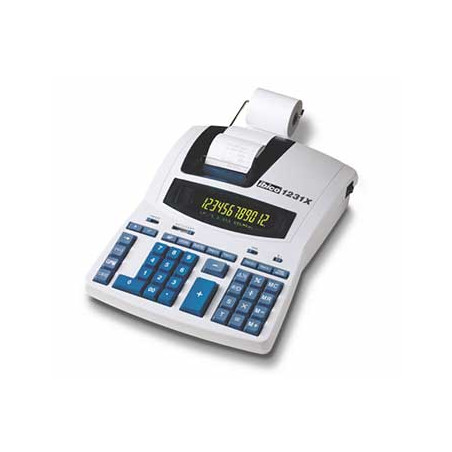 Calculadora de Secretária Ibico 1231X de 12 Dígitos com Fita