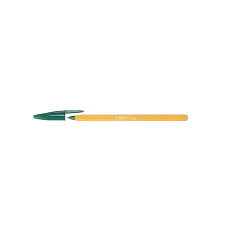 Conjunto de 20 Canetas Esferográficas Verdes BIC Orange 0,8mm - Ponta Fina: Escreva com perfeição e estilo!