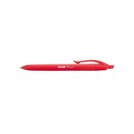Caneta Esferográfica Vermelha 1mm Milan P1 Touch - A escolha perfeita para uma escrita suave e precisa!