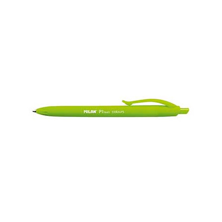 Caneta Esferográfica Verde Milan P1 Touch Colours 1mm - Ideal para uma escrita precisa - 1 Unidade