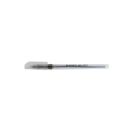 Caneta Esferográfica Stabilo Galaxy Preta 0,4mm - Perfeita para anotações e escrita fluida e confortável!