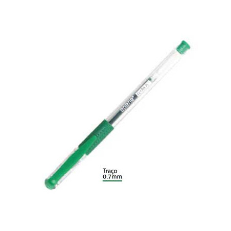 Caneta Gel Verde Epene EP08-0045C 0,6mm - Escrita suave e duradoura (1 unidade)