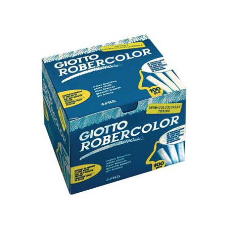 Giz Branco Giotto Robercolor Caixa de 100 unidades