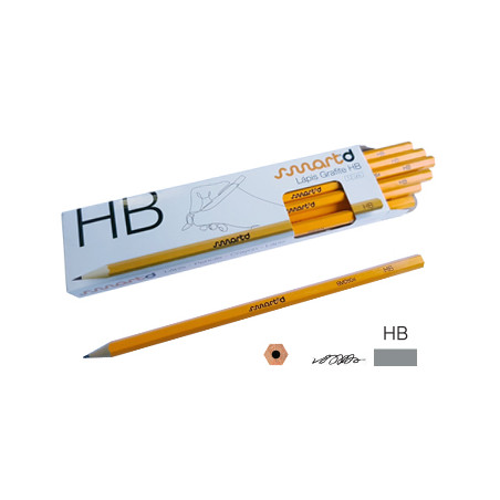 Lápis de Grafite HB SmartDesign Caixa com 12 unidades