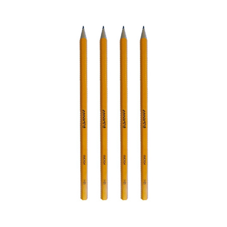 Conjunto de 4 lápis de carvão SmartD Nº2-HB em embalagem blister