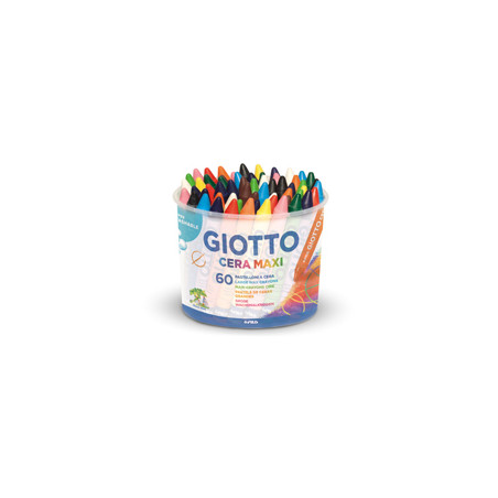 Lapis de Cera Giotto Maxi 60 unidades (5X12 cores)