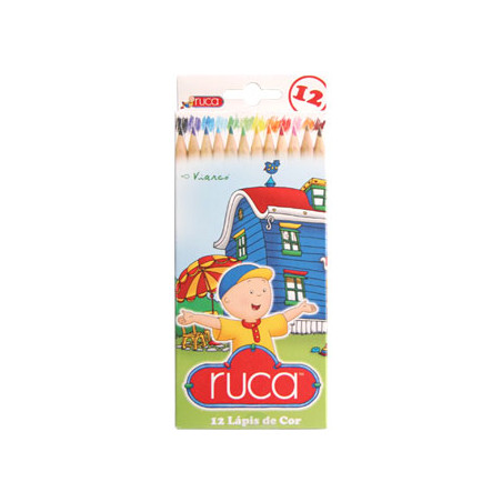 Lápis de cor Viarco RUCA, 18cm, caixa de cartão com 12 unidades
