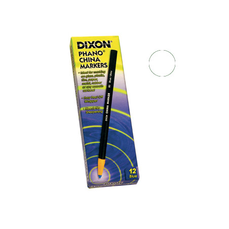 Lápis Dermatográfico Dixon Marker Branco Caixa com 12 unidades - A ferramenta ideal para desenhos e marcações precisas!
