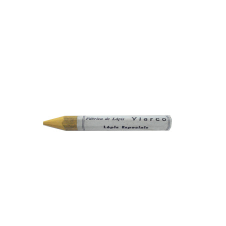 Lápis Dermatográfico Pastel Viarco 801 Amarelo - Ideal para destacar seus desenhos e projetos artísticos