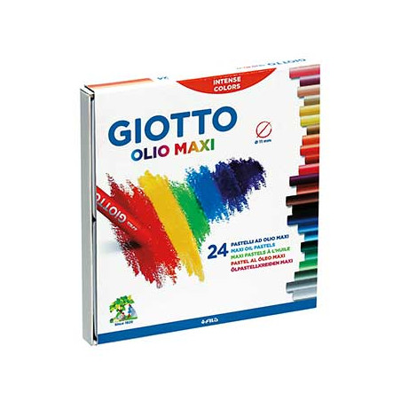 Lápis Pastel a Óleo Giotto Olio 24 unidades