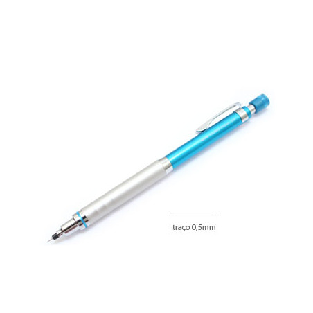 Lapiseira UNI Kurotoga M5-450T Azul 0,5mm - Ideal para escrita precisa!