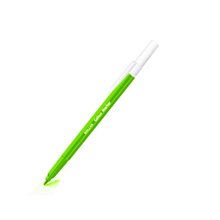 Caneta de Feltro Médio 0.5mm Sketch Line - Ideal para desenhos e destacando em verde claro - 1 unidade