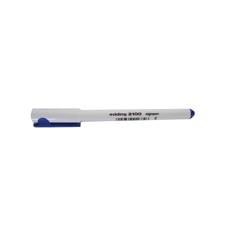 Marcador de Ponta Fina Azul 0,3mm Edding 2100 - Perfeito para Delinear com Precisão - 1 Unidade