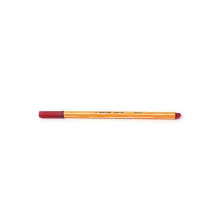 Conjunto de 10 Marcadores Finos Vermelhos Point 88 0,4mm - Perfeitos para uma Escrita e Coloração Precisas