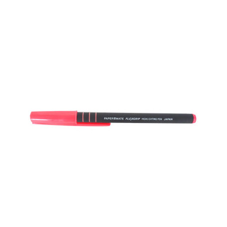  Marcador Fluorescente Rosa Paper Mate Flex Grip - Destaque com Conforto e Precisão - 1 Unidade