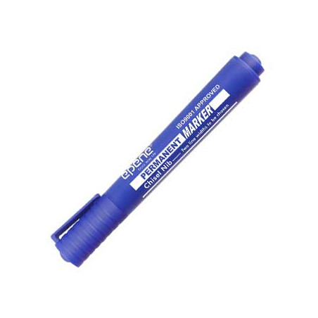 Marcador Permanente Azul de Ponta Grosseira de 2mm - Epene EP11-2002: Qualidade e Durabilidade Garantidas!